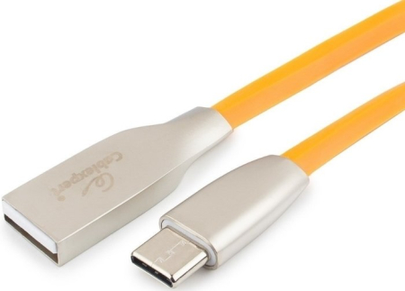 Кабель Cablexpert USB Type-A - USB Type-C CC-G-USBC01O-1M (1 м, оранжевый)