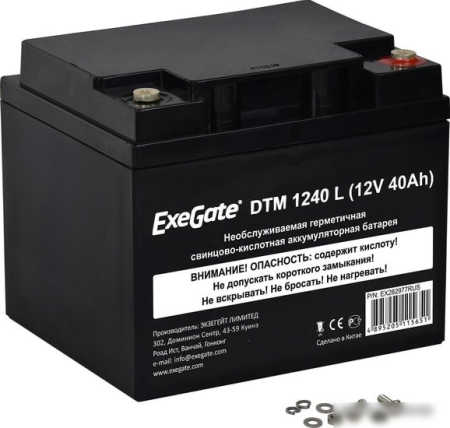 ExeGate DTM 1240 L (12В, 40 А·ч)