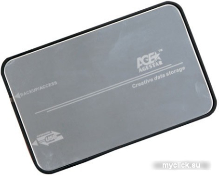 Бокс для жесткого диска AgeStar 3UB2A8-6G Silver