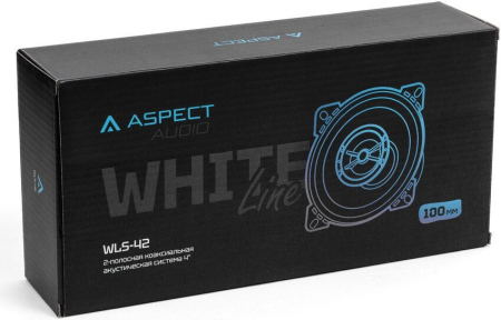 ASPECT АС WLS-42, White Line, 4"(10 см), 2полосы, RMS/MAX 45/135 Вт, 4 Ом, 90Гц-20кГц
