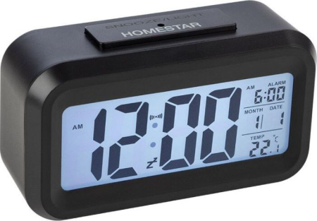HOMESTAR Часы электронные HOMESTAR HS-0110 черные 104305