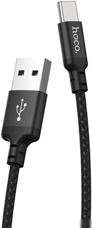 HOCO (6957531062868) X14 USB (m)-Type-C (m) 1.0м - черный