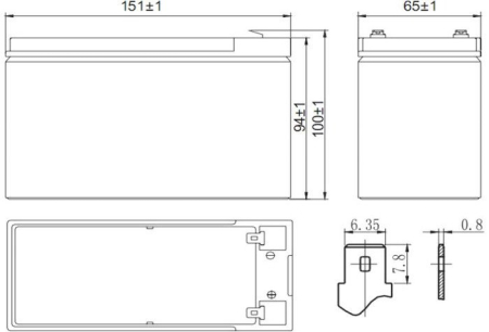 Delta HR 12-28W (12В/7 А·ч)