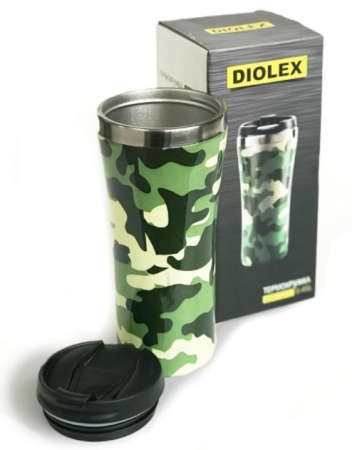 Термокружка Diolex DXM-450-3 0.45л (милитари)