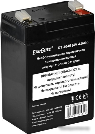 ExeGate DT 4045 (4В, 4.5 А·ч)