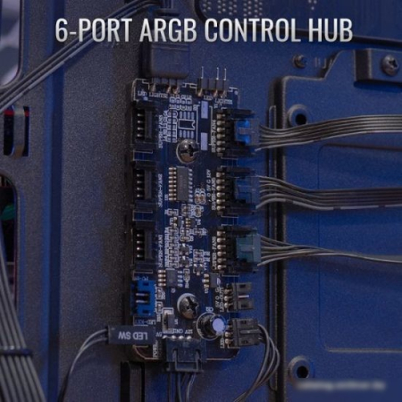 Корпус AeroCool Skribble SKRIBBLE-G-BK-V1