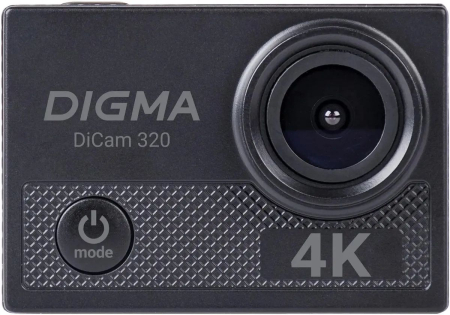 Экшен-камера Digma DiCam 320 DC320 (черный)