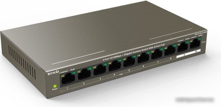 Неуправляемый коммутатор Tenda TEF1110P-8-102W
