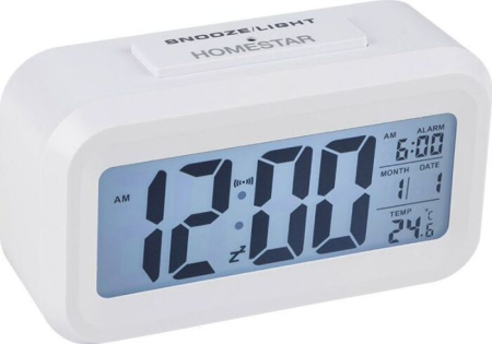 HOMESTAR Часы электронные HOMESTAR HS-0110 белые 104307