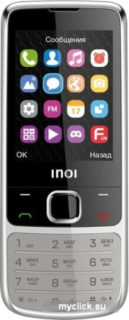 Мобильный телефон Inoi 243 (серебристый)