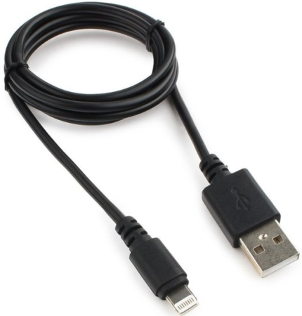 Кабель Cablexpert USB Type-A - Lightning CC-USB-AP2MBP (1 м, черный)