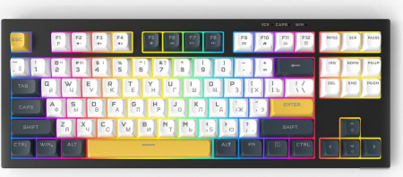 RITMIX RKB-587BL синий-белый-оранжевый