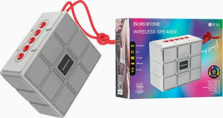 Беспроводная колонка Borofone BR16 (серый)
