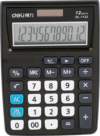 Бухгалтерский калькулятор Deli E1122/GREY
