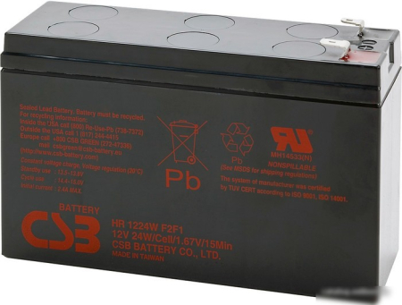CSB HR1224W F1 (12В/6.4 А·ч)