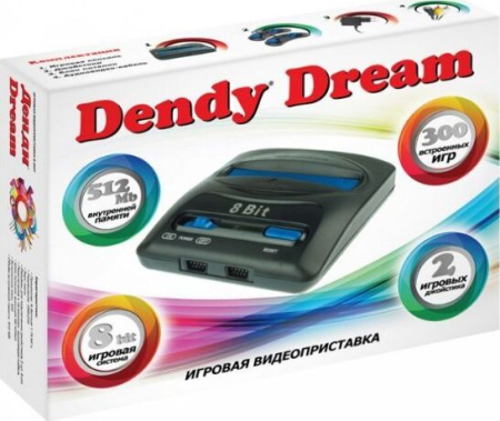 Игровая приставка Dendy Dream (300 игр)
