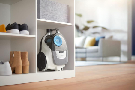 Пылесос PHILIPS Пылесос Capacity 1.3 л Noise 82 дБ белый / синий Weight 4.4 кг XB2023/01