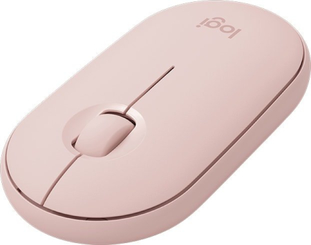 Мышь Logitech M350 Pebble (розовый)
