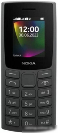 Кнопочный телефон Nokia 106 (2023) Dual SIM TA-1564 (угольный)