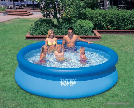 INTEX Бассейн с надувн.кольцом EASY SET 305x76см (в коробке) Арт. 28120NP