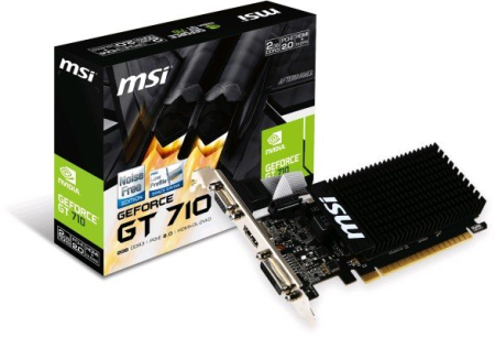 MSI GeForce GT 710 2GB DDR3 [GT 710 2GD3H LP]