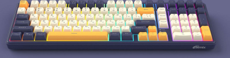 RITMIX RKB-602BL Dark Blue синий-оранжевый-бежевый
