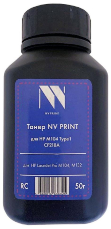 Тонер NV PRINT NV-HPLJM104(50G)TYPE1 черный (A7081)