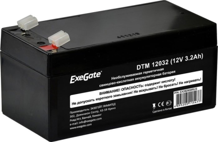 ExeGate DTM 12032 (12В, 3.2 А·ч)