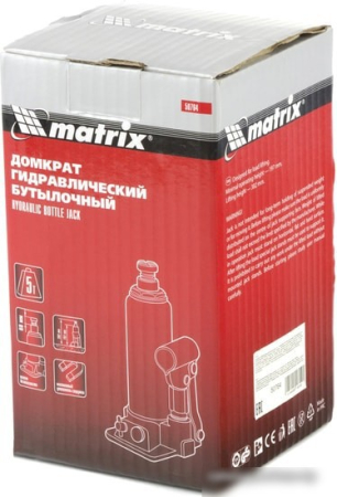 Бутылочный домкрат Matrix 50764 5т