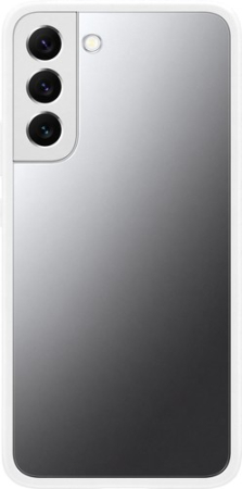 Чехол для телефона Samsung Frame Cover для S22+ (прозрачный с белой рамкой)
