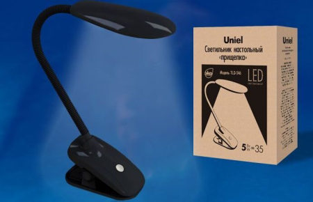 Настольная лампа UNIEL (UL-00002233) TLD-546 BLACK/LED/350LM/4500K