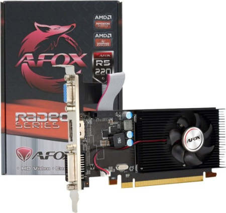 Видеокарта AFOX Radeon R5 220 1GB DDR3 AFR5220-1024D3L5