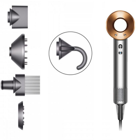Dyson HD07 Supersonic (никель/медный)