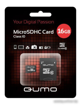 QUMO microSDHC (Class 10) 8GB (QM8GMICSDHC10)