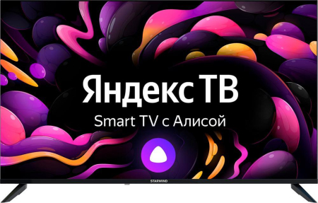 Телевизор STARWIND SW-LED50UG403 SMART ОС Яндекс.ТВ Ultra HD черный