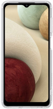 Чехол Samsung Silicone Cover для Galaxy A12 (белый)