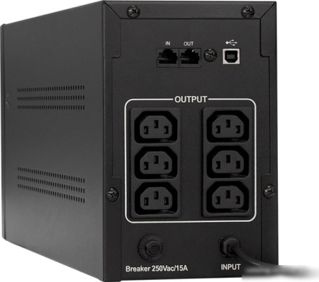 Источник бесперебойного питания ExeGate SpecialPro UNB-1000.LED.AVR.C13.RJ.USB