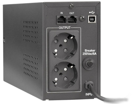 Источник бесперебойного питания ExeGate BNB-650.LED.AVR.EURO.RJ.USB EP285555RUS