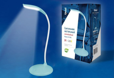 Настольная лампа UNIEL (UL-00004140) TLD-558 BLUE/LED/280LM/5000K/DIMMER