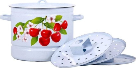 Мантоварка ЛЫСЬВА 2221/4 три сетки эм. 9,0л с рис.