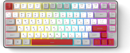 RITMIX RKB-681BL Gray серый-бордовый