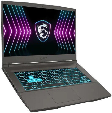 MSI 15.6" Thin 15 B2RVE-3451XRU Core 7 240H/16Gb/512Gb SSD/RTX 4050-6Gb/No OS/Grey (9S7-16R831-3451)