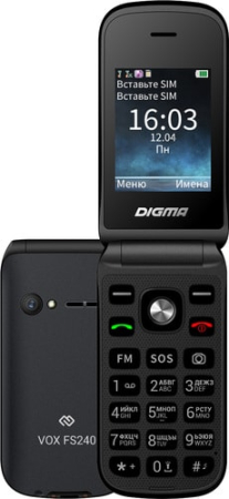 Мобильный телефон DIGMA Vox FS240 32Mb Gray (VT2074MM)