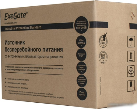 ExeGate Power Back BNB-850.LED.AVR.C13.RJ