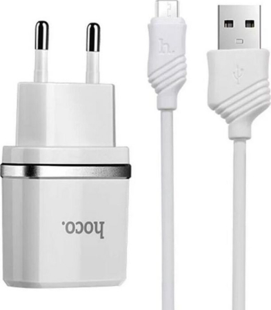 HOCO (6957531047742) C11 1USB 1A MICRO USB 1м белый