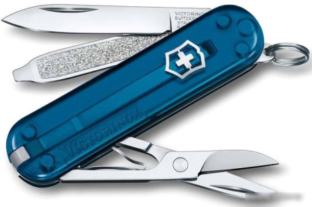 Victorinox Classic SD Transparent (темно-синий)