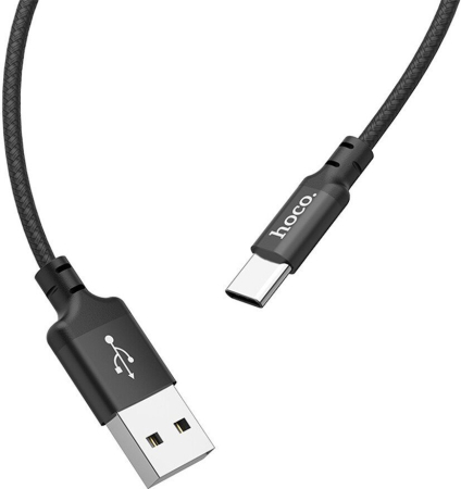 HOCO (6957531062868) X14 USB (m)-Type-C (m) 1.0м - черный