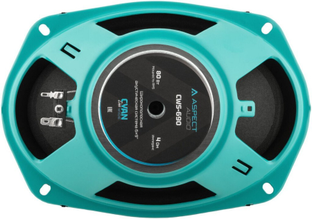 ASPECT CWS-690, Cyan Line, 6х9" (15х23 см), RMS/MAX 80/240 Вт, 4 Ом, 93 дБ, 65 Гц-12 кГц