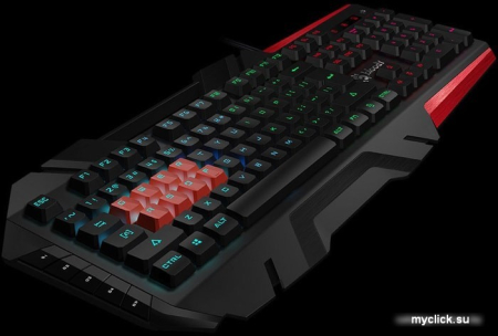 Клавиатура A4Tech Bloody B3590R (черный/красный)