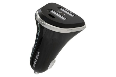 MORE CHOICE (4627151191355) AC22 2USB 2.4A черный